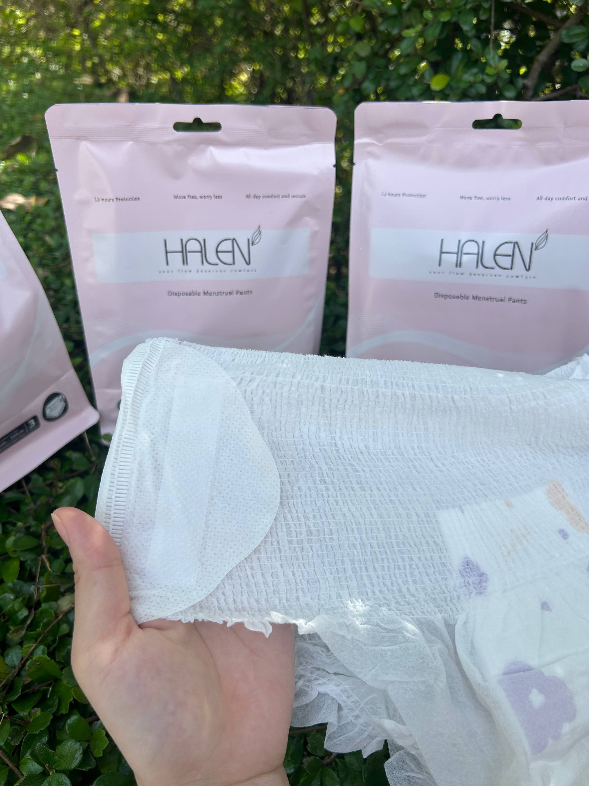 HALEN Product Detail with Floral Pattern