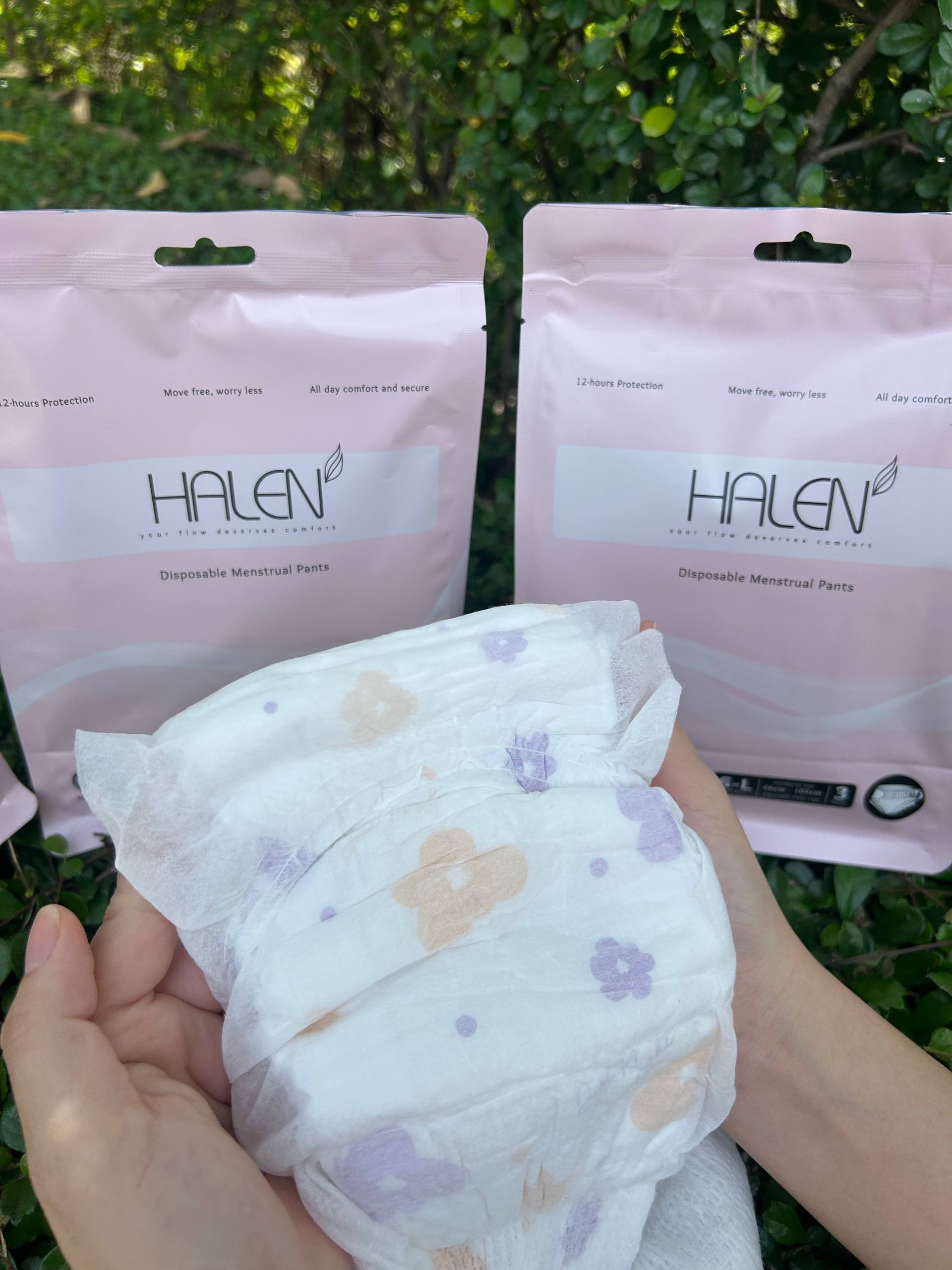 HALEN Menstrual Pant Detail Shot